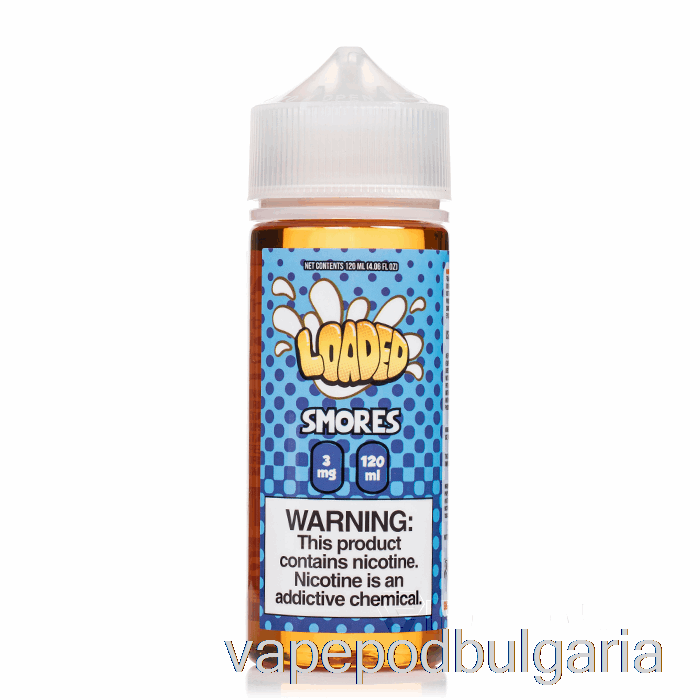 Vape Течности Smores - заредена е-течност - безмилостна - 120ml 0mg